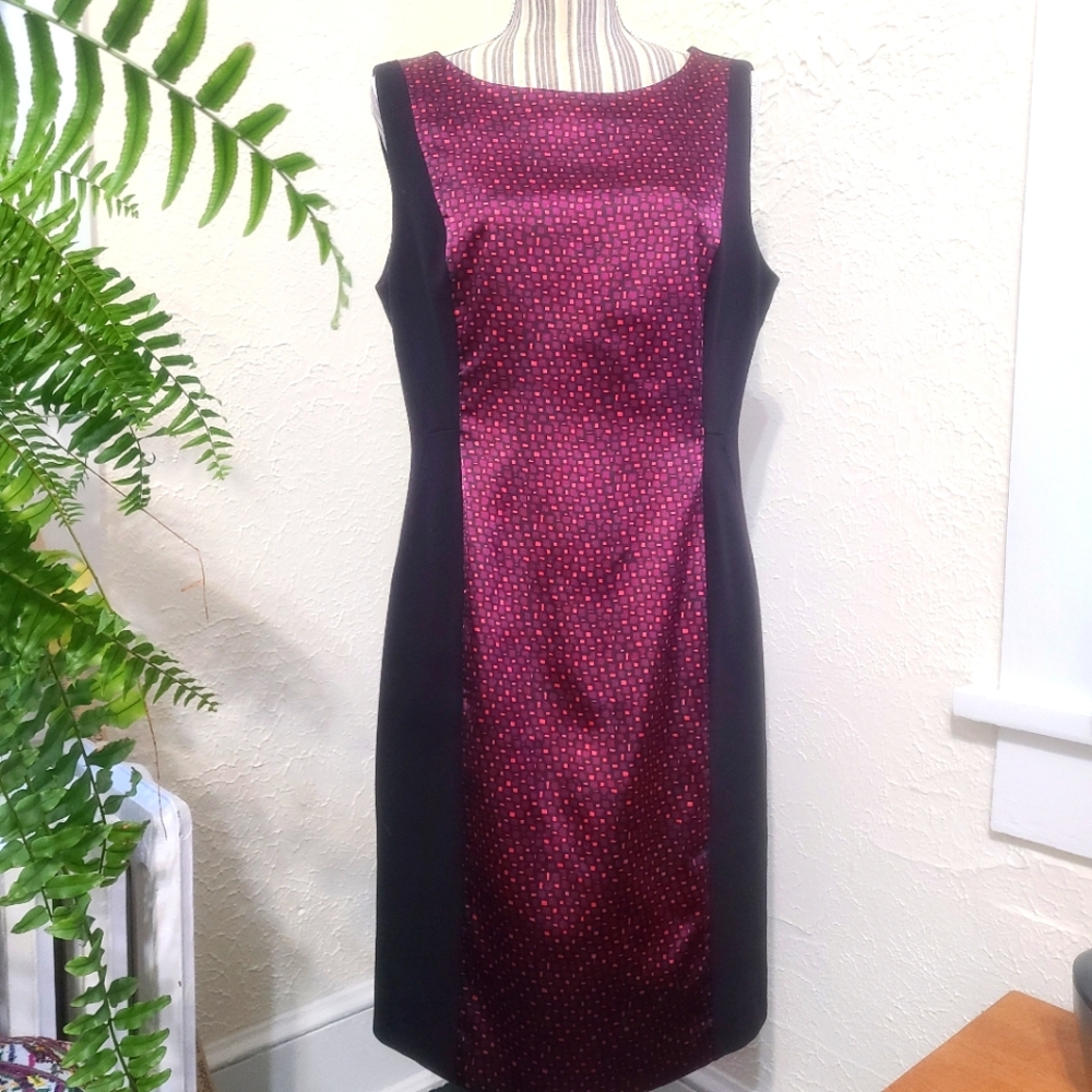 Tahari midi sheath dress